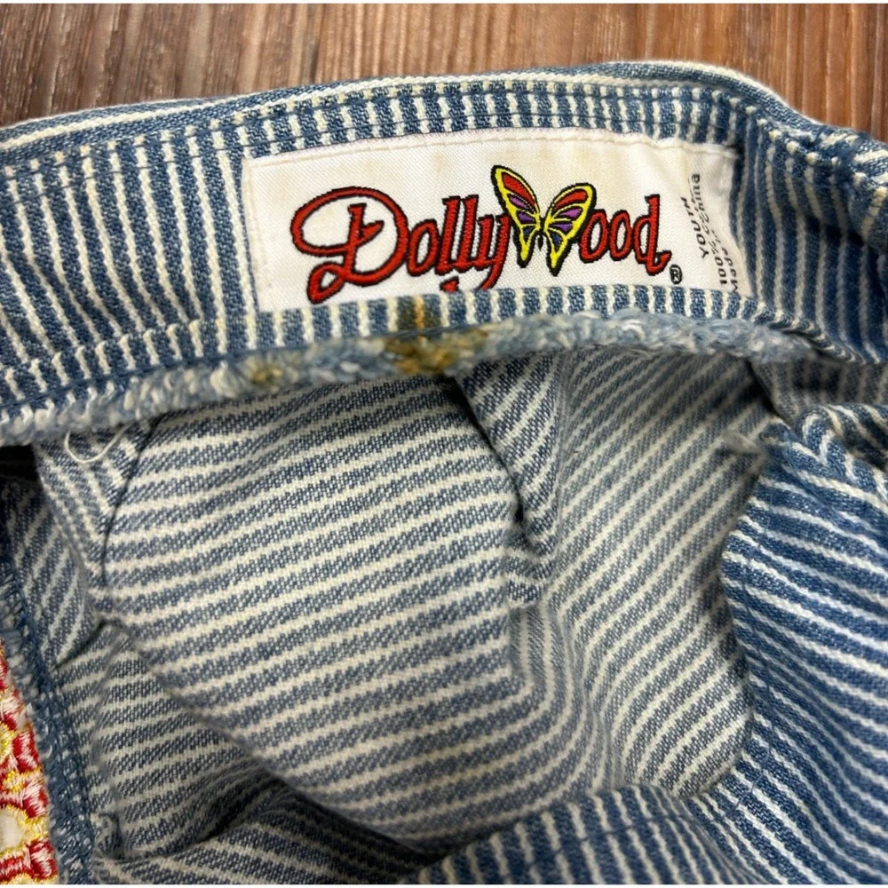 Dollywood Express Embroidery Train Hat Cap Youth‎ 100% Cotton Blue White